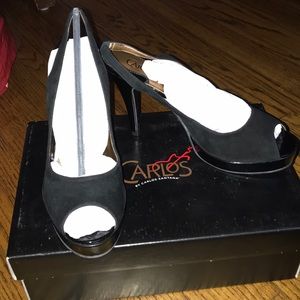 REDUCED Carlos Santana Peep Toe Plat Heels - NWT